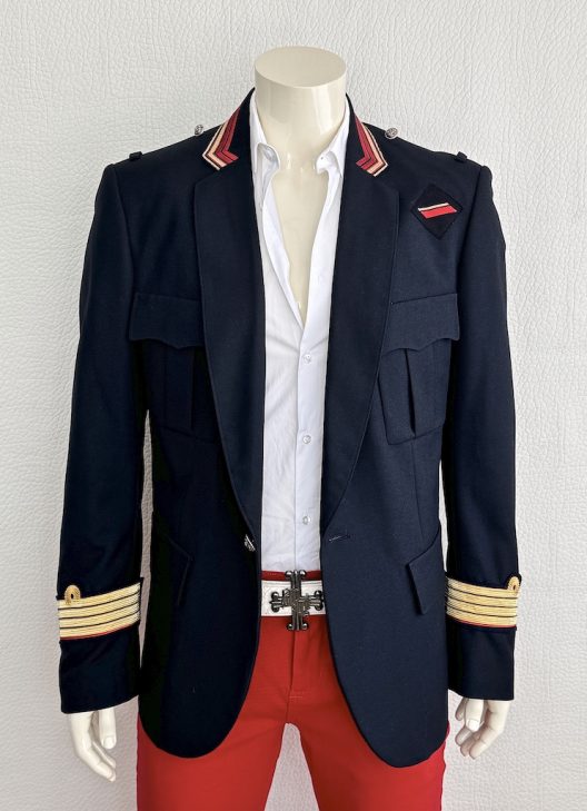 Balmain by Christophe Decarnin Slim Jacket-Military Style