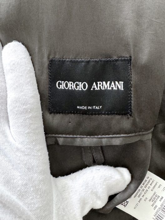 RARE Giorgio Armani Runway Mao Collar Velvet Jacket