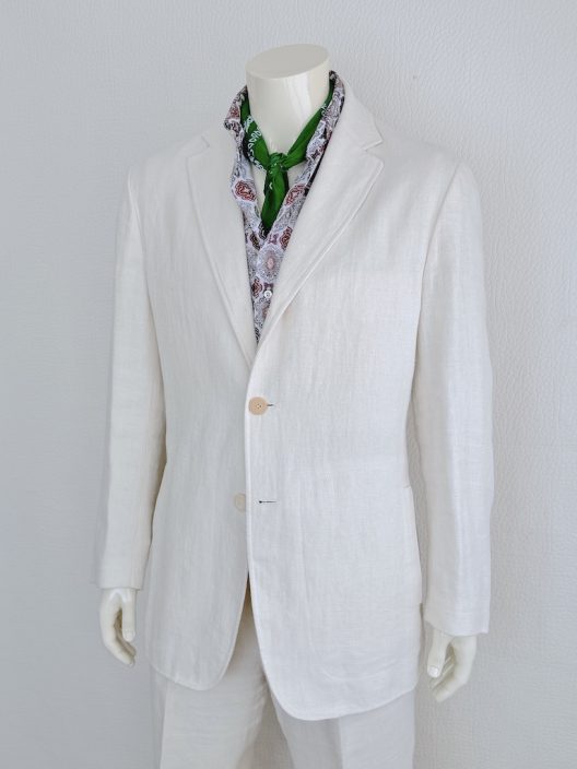 Loewe Off-white Linen Suit