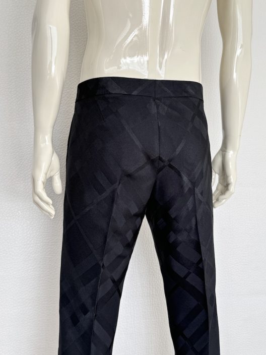 RARE Burberry striped black pants