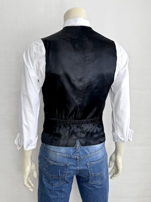 Giorgio Armani Black Velvet Waistcoat