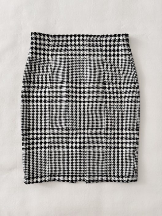 Versace Prince of Wales skirt