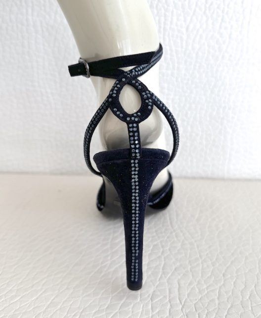 Giorgio Armani Velvet, Lace and Rhinestone Heeles Shoes