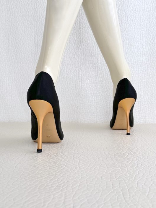 Emporio Armani Satin Heeles Shoes