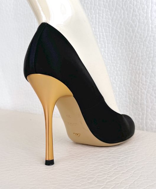 Emporio Armani Satin Heeles Shoes