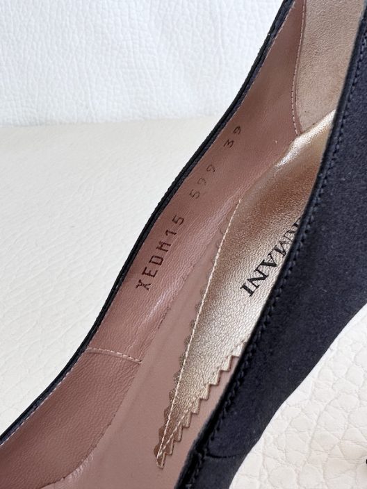 Emporio Armani Satin Heeles Shoes