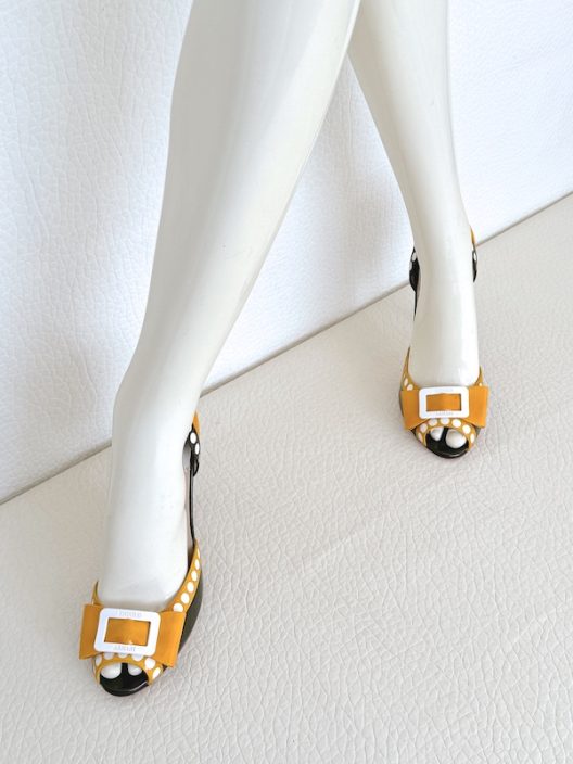 Emporio Armani Runway Patent leather High Heel Shoes