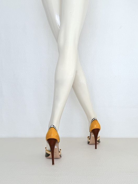 Emporio Armani Runway Patent leather High Heel Shoes