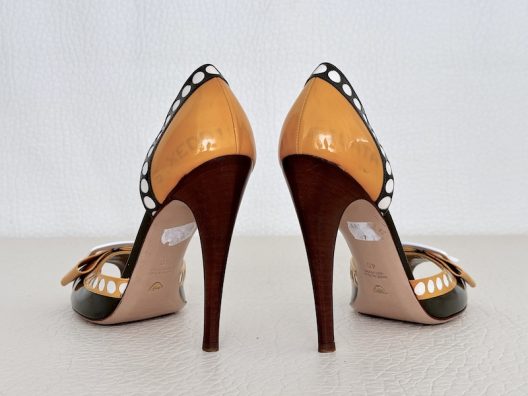 Emporio Armani Runway Patent leather High Heel Shoes