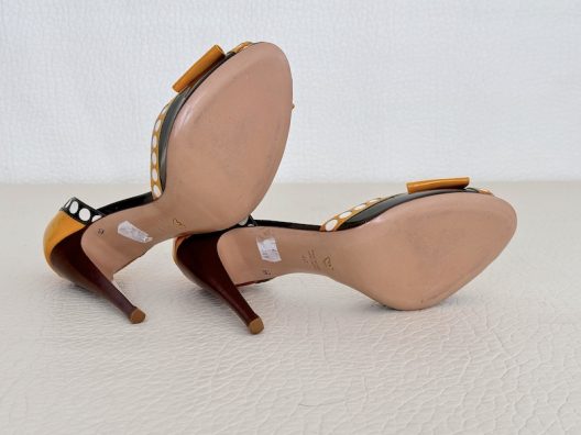 Emporio Armani Runway Patent leather High Heel Shoes