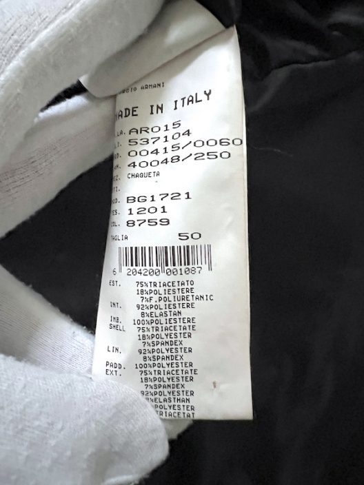 RARE Giorgio Armani Destructured Velvet Jacket