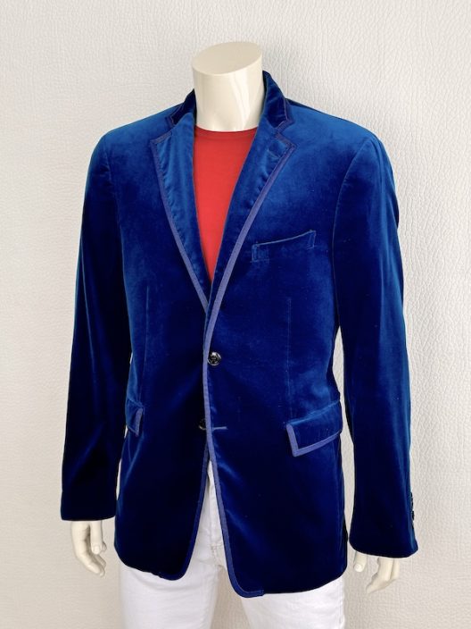 Etro Blue Velvet Jacket