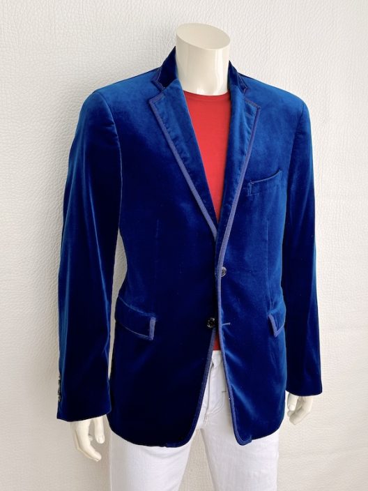 Etro Blue Velvet Jacket