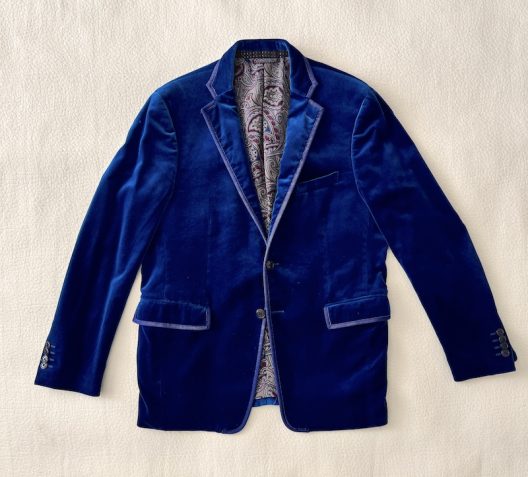 Etro Blue Velvet Jacket