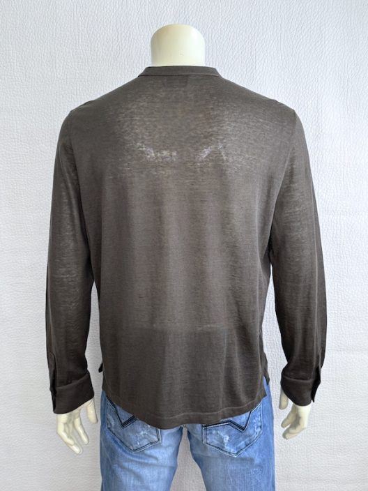 Hermes Linen Knit Polo-Shirt