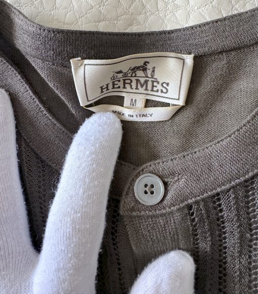 Hermes Linen Knit Polo-Shirt