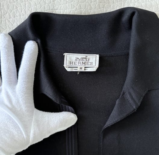 Hermes Silk Knit Polo-Jersey