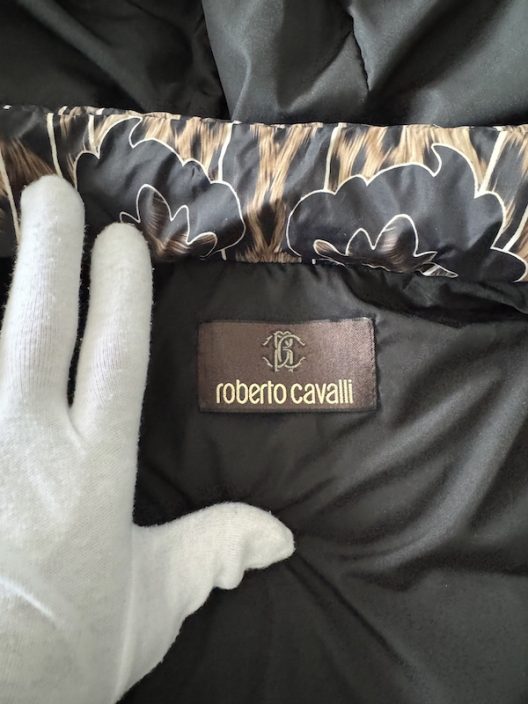 Roberto Cavalli Down Jacket With Hood