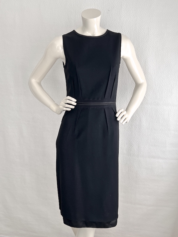 Prada Little Black Wool Dress