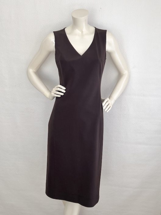 Prada Icon Brown Technical Fabric Dress