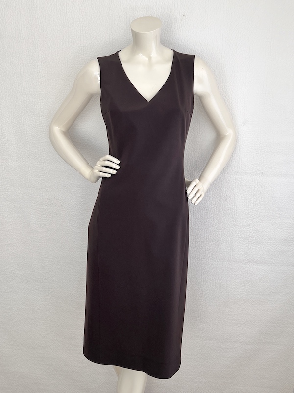 Prada Icon Brown Technical Fabric Dress