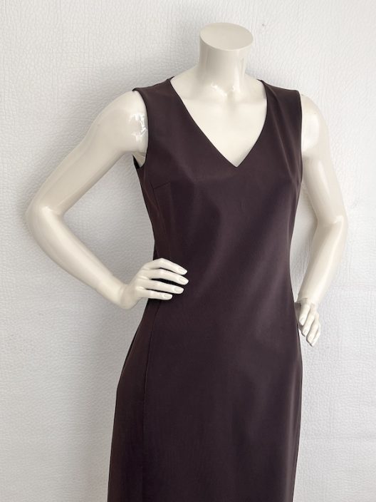 Prada Icon Brown Technical Fabric Dress