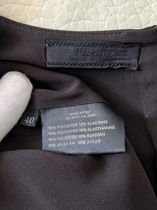 Prada Icon Brown Technical Fabric Dress