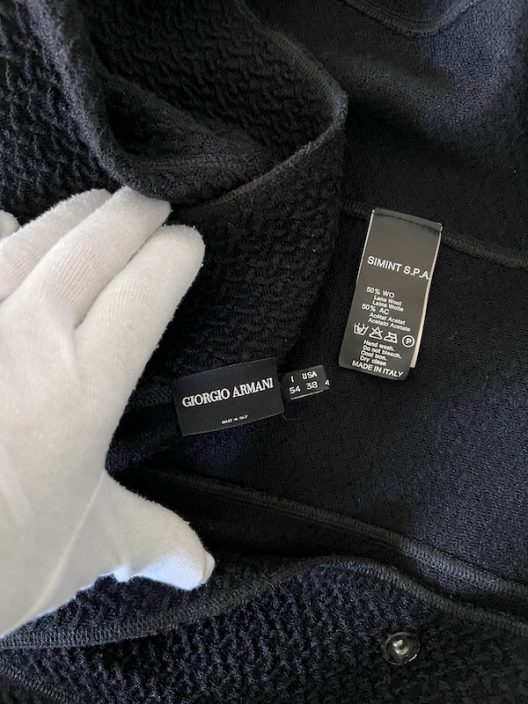 Giorgio Armani Iconic Knit Jacket