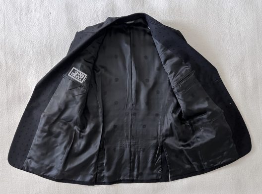 VTG Gianni Versace Couture Black Suit S/S 94