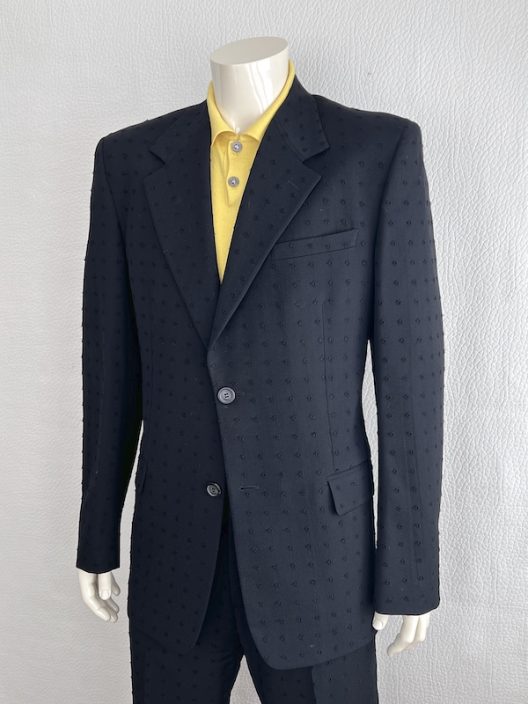 VTG Gianni Versace Couture Black Suit S/S 94