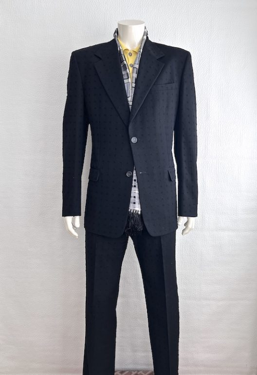 VTG Gianni Versace Couture Black Suit S/S 94