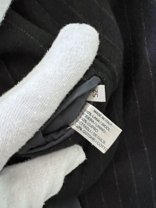 RARE Bottega Veneta Slim Fit Striped Wool Suit