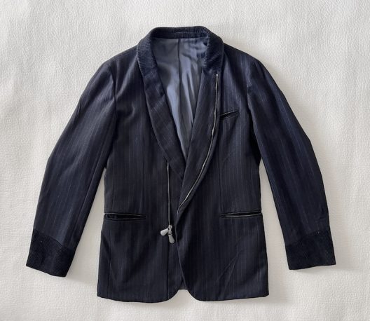RARE Bottega Veneta Slim Fit Striped Wool Suit