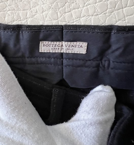 RARE Bottega Veneta Slim Fit Striped Wool Suit