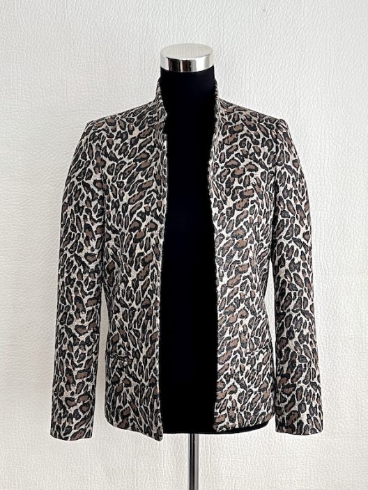 Zadig & Voltaire Animal Print Jacquard Deluxe Jacket