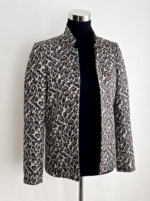 Zadig & Voltaire Animal Print Jacquard Deluxe Jacket
