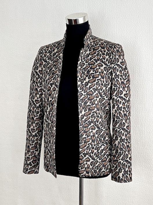 Zadig & Voltaire Animal Print Jacquard Deluxe Jacket