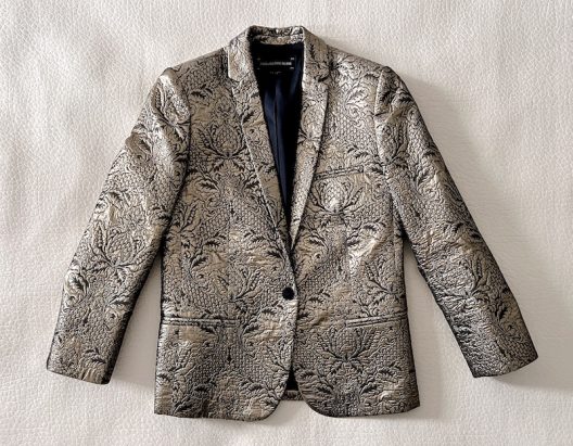 Zadig & Voltaire Gold Jacquard Deluxe Jacket