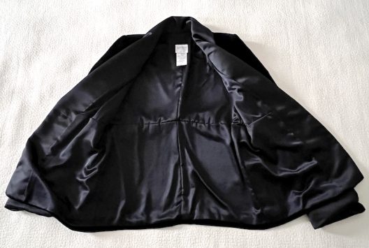 Armani Collezioni Black Velvet Blazer-Jacket