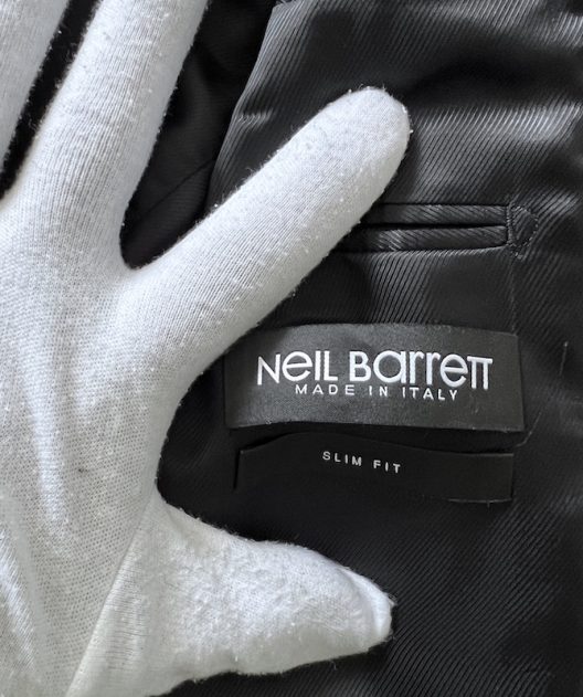 Neil Barrett Slim Wool-Leather Jacket