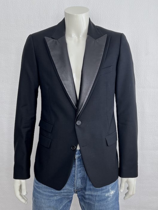 Neil Barrett Slim Wool-Leather Jacket