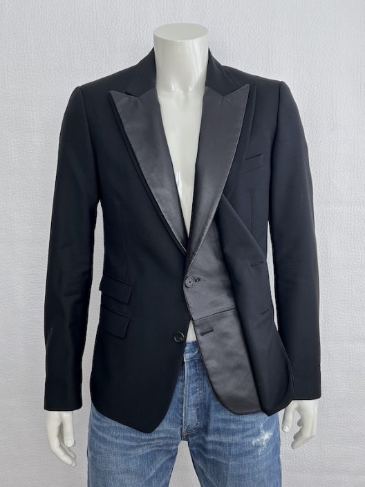 Neil Barrett Slim Wool-Leather Jacket