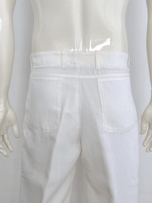 Giorgio Armani Off-white Wide-fit trousers