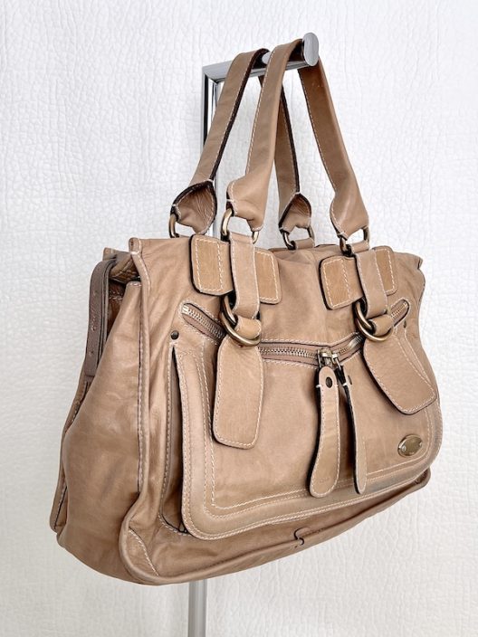 Chloe Bay Leather Cabas Bag