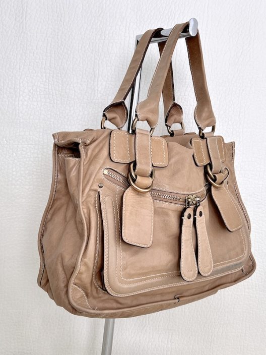 Chloe Bay Leather Cabas Bag