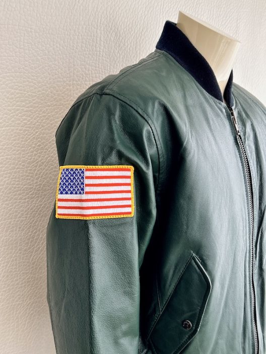 VTG Michael Hoban Leather Bomber Jacket