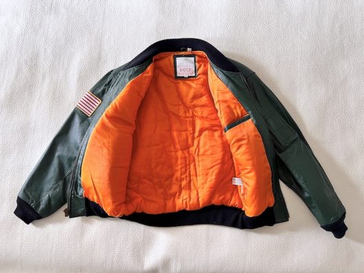 VTG Michael Hoban Leather Bomber Jacket