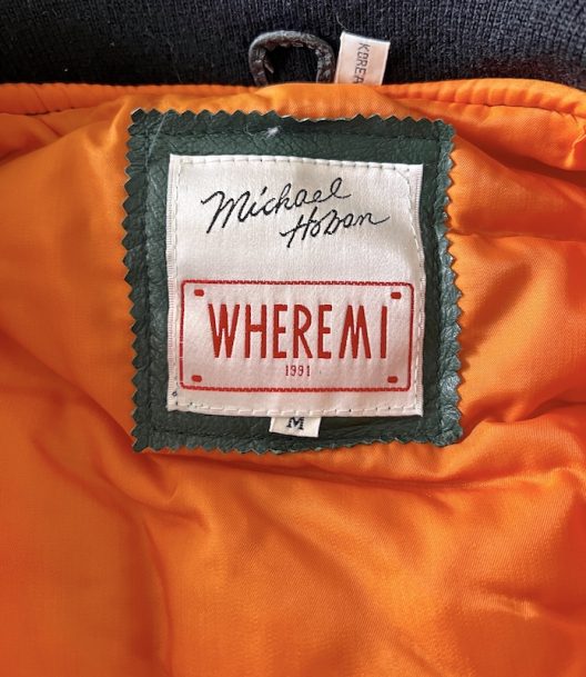VTG Michael Hoban Leather Bomber Jacket