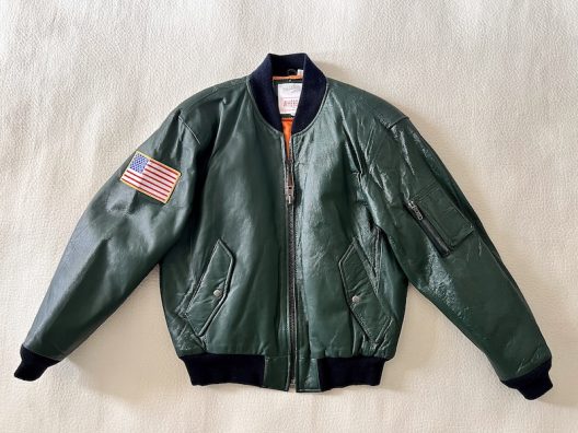 VTG Michael Hoban Leather Bomber Jacket
