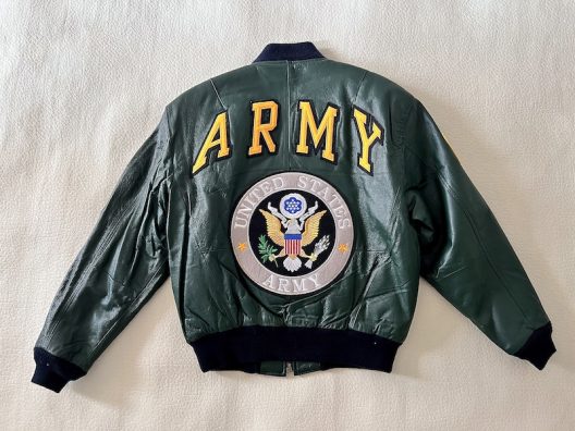 VTG Michael Hoban Leather Bomber Jacket